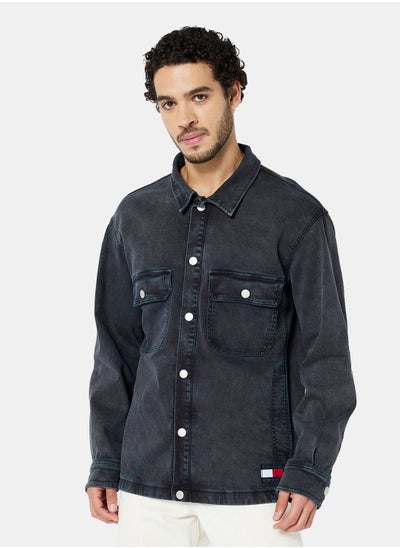 Buy Denim Utility Shacket in UAE