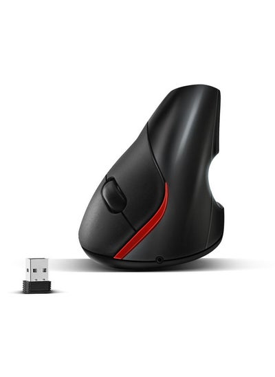 Buy Laptop Desktop Office Computer Wireless Photoelectric Vertical Mouse in UAE