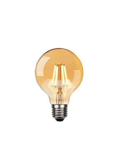 اشتري LED edison bulb G80 yellow 4W في السعودية