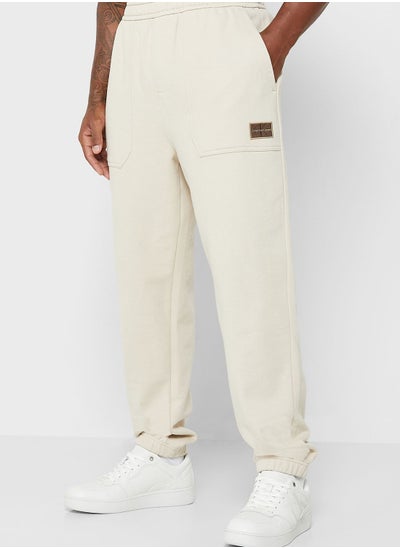 Buy Shrunken Badge Sweatpants in UAE