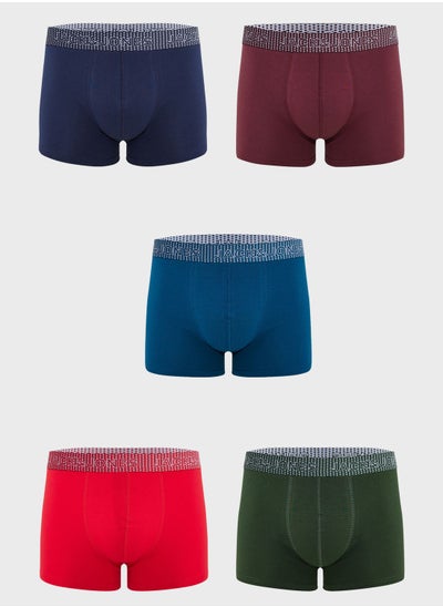 اشتري 5 Pack Logo Band Trunks في الامارات