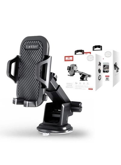 Buy Suction Cup 360 Degree Rotating Universal Car Holder  Adjustable windshield and Dashboard Mount For Smartphone ET-EH59 in UAE