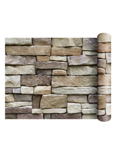 Buy 3D Brick Wallpaper Self Adhesive Brick Stone Wallpaper in UAE