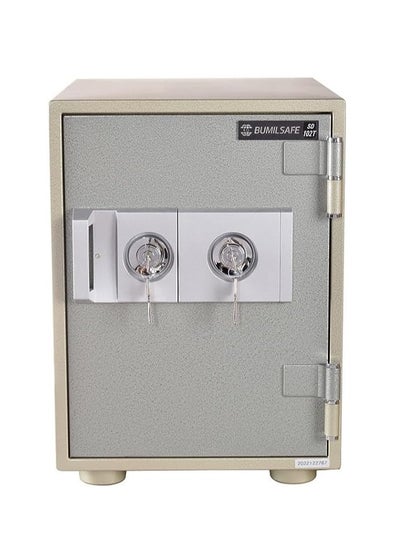 اشتري SD102TK Bumil Safe Anti-Burglar Fireproof Safe Box with a Removable Tray and Dual Key Locks  (43.3 X33.3 X40CM 37Kgs) - Made in Korea في مصر