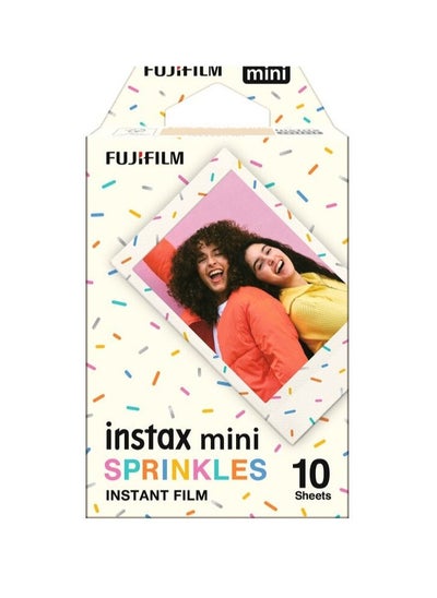 Buy Fujifilm instax mini film Sprinkles (10 sheets) in Saudi Arabia