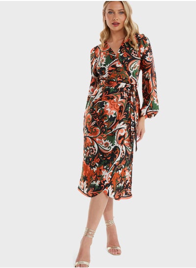 Buy Floral Print Dress in Saudi Arabia