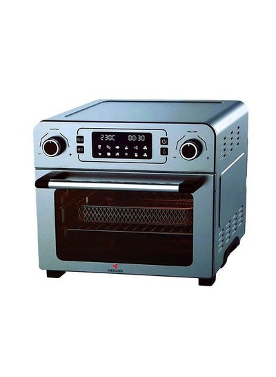 Buy Air Fryer Oven 23 Litre 1700W 10 Present Menu Air Fryer - Silver in UAE
