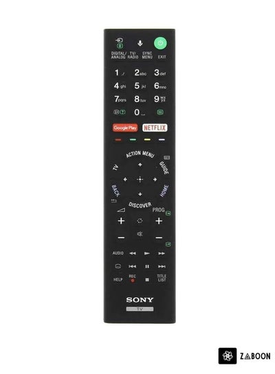 Buy Sony Smart Remote control For Led And Smart TV Black in UAE