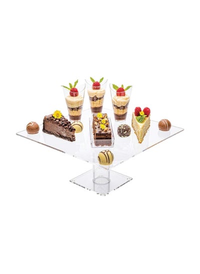 Buy clear acrylic buffet and cake display stand in Saudi Arabia