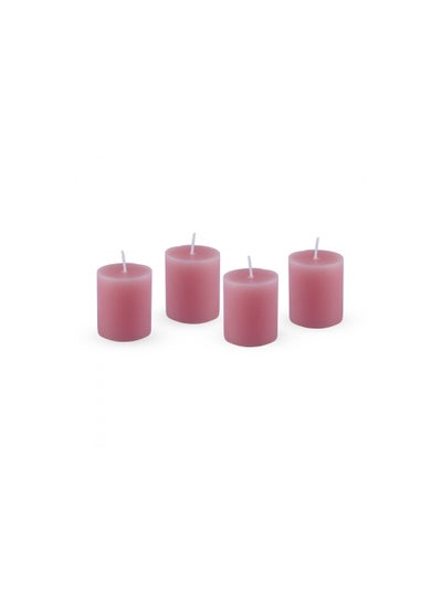Buy Indulgence 4 piece Votive Candle Mulled Berries in UAE