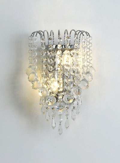 Buy Modern Crystal Wall Lamp 22x18cm E14 in UAE