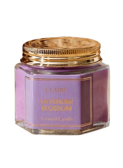 اشتري Claire Lavender Blossom Glass Jar Candle في السعودية