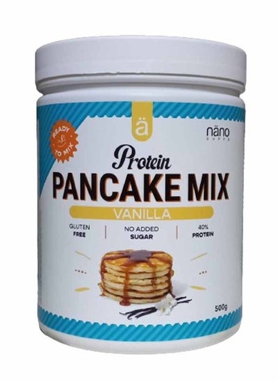 Buy Nano Supps Protein Pancake Mix Vanilla Flavor 500g in UAE