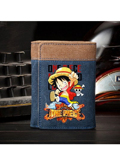 Buy New ONE PIECE Canvas Vertical Wallet in UAE