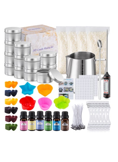 Buy Candle Making Kit, DIY Candle Making Kit Supplies for Adults and Kids, Candle Kit for Making Candles, Easy to Make Scented Candle Beewax Candle Craft Tools in UAE