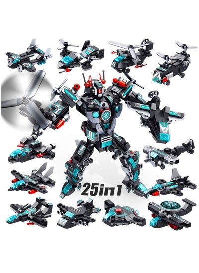 Buy STEM Robot Building Toys, 577 PCS Construction Toys 25-in-1 STEM Toys for 6 Year Old Boys Creative Building Bricks Engineering Vehicles Blocks Kit for Kids Age 6 7 8 9 10 11 Year Old in Saudi Arabia