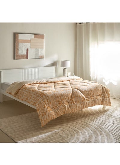 اشتري Matrix Coral Microfiber Queen Comforter 240 x 200 cm في الامارات