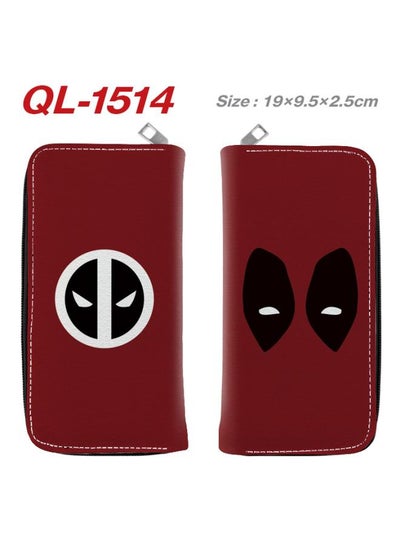 Buy Marvel Series Full-color Zipper Wallet Wallet Wallet Super Hero Peripheral Long Wallet Clutch Coin Purse in Saudi Arabia