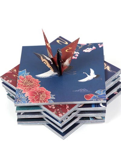 Buy KASTWAVE Origami Paper 70 Sheets 5.6 x 5.6 inch Chinese Style 12 Differents Color Single Side Easy Folding for School Kids Teachers Traditional Patterns Square for Arts Crafts School Kids Projects in Saudi Arabia
