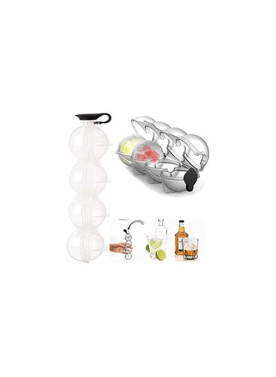 Buy Units Ice Maker Golf Ball Soft Sphere Round Cube Mould Whiskey Cocktail Silicone Ice Hockey Trays Make Tools Jelly Maker for Home Bar Party Keep Drinks Chilled in Egypt