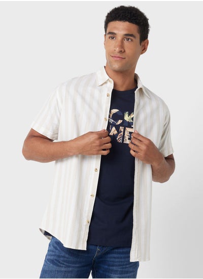 Buy Striped Regular Fit Shirt in Saudi Arabia