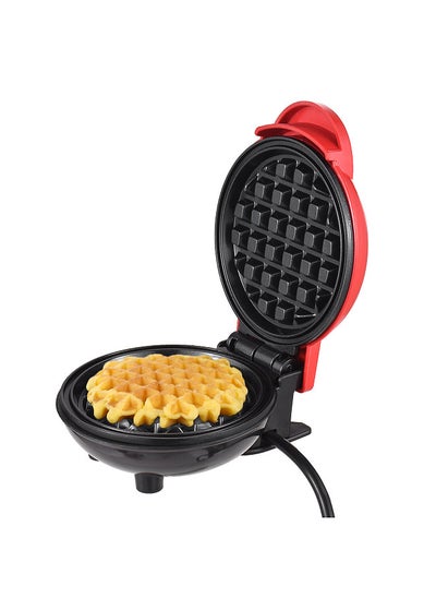 Buy Mini Grill Machine Waffle Maker Electirc Round Griddle Sandwich Eggs Multifunctional Heating Panini Bread Poratble for Indoor Outdoor Use in Saudi Arabia