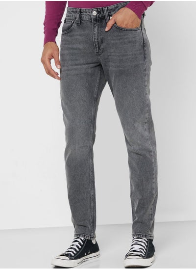 Buy Mid Wash Slim Fit Jeans in Saudi Arabia