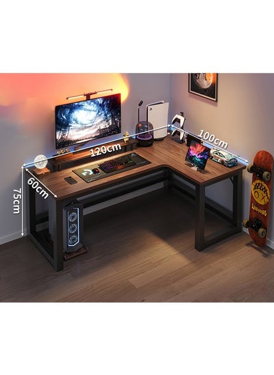 Buy Computer and Multifunction Table Home Office Workstation 120X100 cm (Right Corner) in UAE