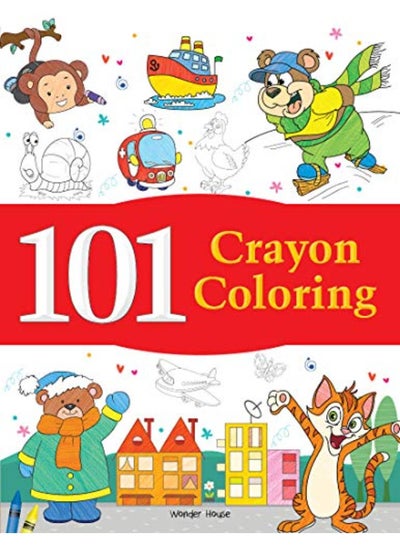 Buy 101 Crayon Coloring: Fun Activity Book For Children in UAE