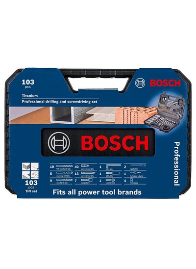 اشتري Bosch 103PC Drill Bit Accessory Set في الامارات