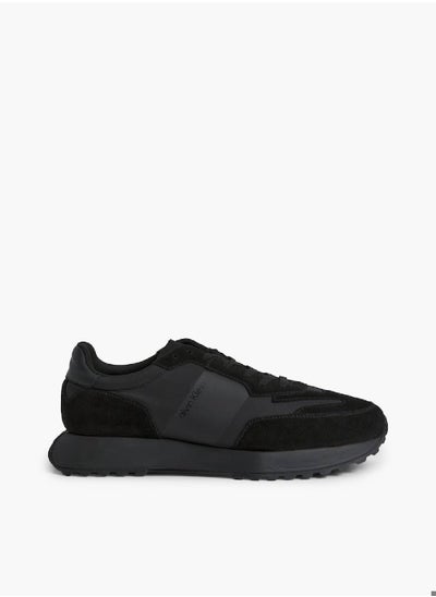 Buy Men's Suede Trainers -  suede upper , Black in UAE