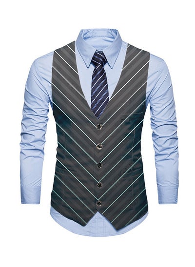 Buy New Fashionable Personalized Printed Men's Suit Vest in UAE