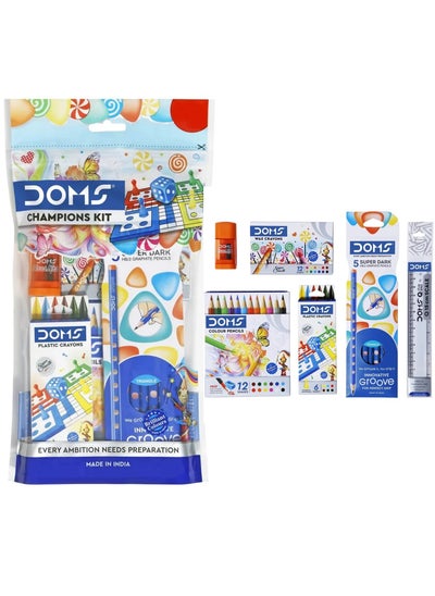 Buy 37-Piece Champions Kit School Colouring Set Multicolour in UAE