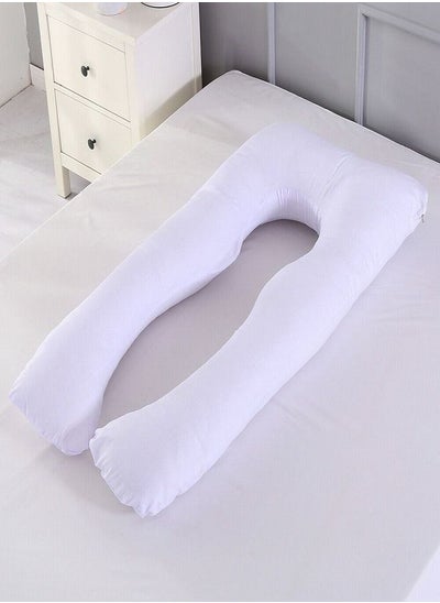 Buy Maternity Pillow Made of Cotton with a Microfiber Mixture Filling 120x80 cm in Saudi Arabia