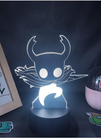 Buy Hot Game Hollow Knights LED Multicolor Night Light 3D illusion Nightlights Anime Lamp Troupe Master Grimm 3D Visual Light Home DecorationTouch Remote Lamp 16 Color Change Lighting in UAE