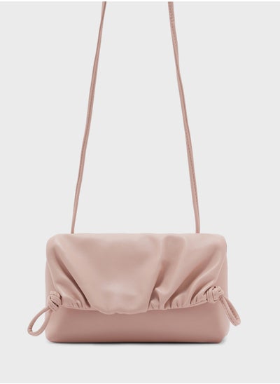 اشتري Ruched Detail Crossbody Bag في الامارات