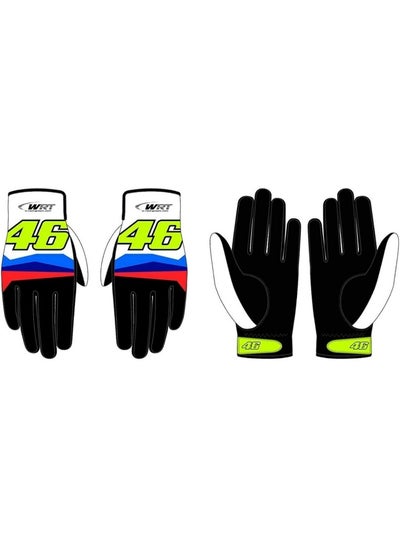 اشتري Unisex Vr46 Wrt Line Driving Gloves في الامارات