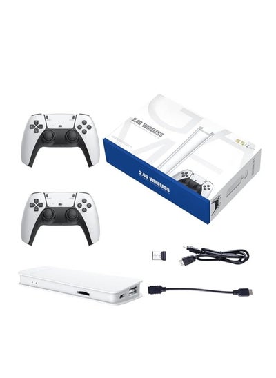 Buy Retro Wireless Game Console M15, Plug & Play Video Game TV Game Stick 128G with 30000+ Games, 2.4G 4K HDMI Stick Gaming Wireless Controller in Saudi Arabia