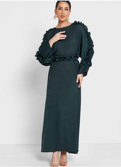 Buy Ruched Detail Kaftan in Saudi Arabia