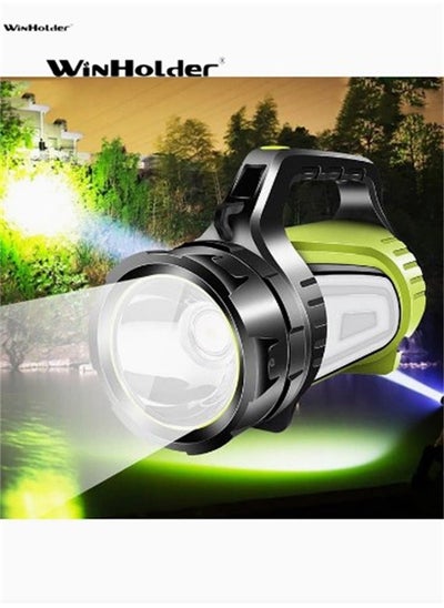 اشتري Winholder,exigency，Rechargeable Waterproof LED Camping Flashlight Torch Camping Lantern For Emergency Outdoor Home Camping في السعودية