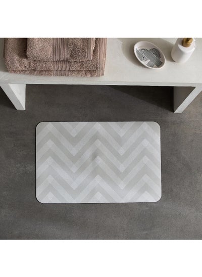 Buy Aura Neo Textile Rubber Bathmat 60 x 40 cm in UAE