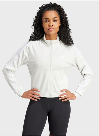 Buy Aeroready Train Essentials 3-Stripes Track Top in UAE