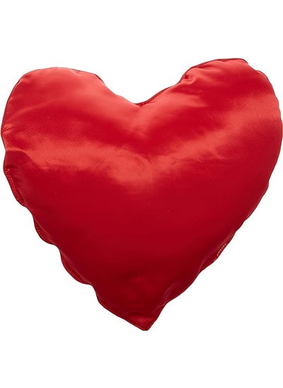 Buy Decorative Heart Cushion 350 G Red H15.1 X W16.1 X D6.7 Cm in Saudi Arabia