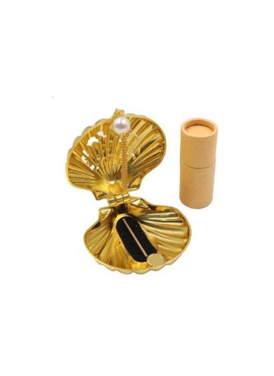 Buy Seashell Design Oud Stick Burner Gold Mabkhara – Z2215 in UAE