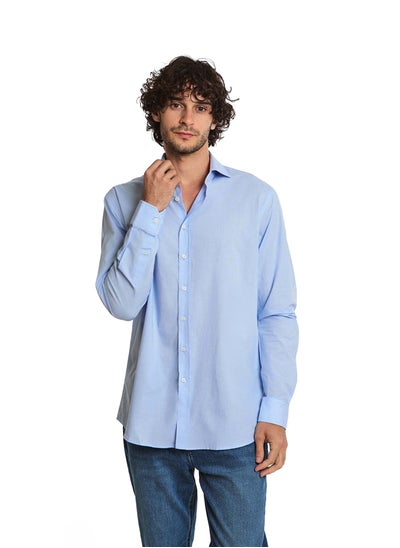 اشتري Fancy Regular Fit Long Sleeve Cotton Shirt في مصر