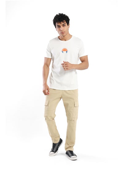 Buy Men R Neck Half Sleeves T-shirt in Egypt