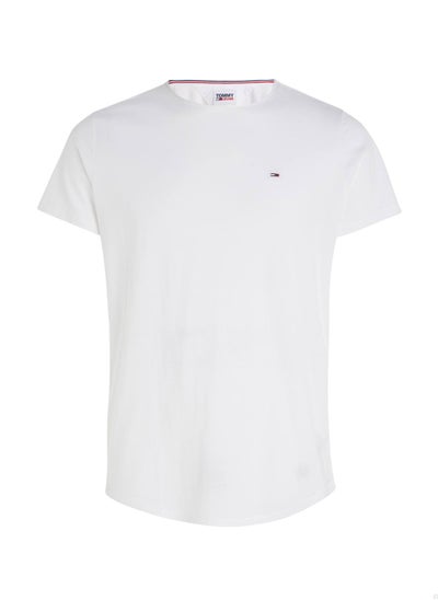 Buy Men's Classics Slim Fit T-Shirt, White in UAE