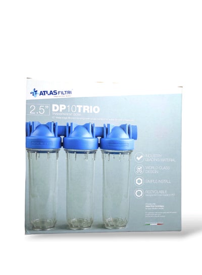 Buy Triple Stage Water Filter For Clean And Purified Water In Kitchen, Washing Machine And Drinking Water in Saudi Arabia