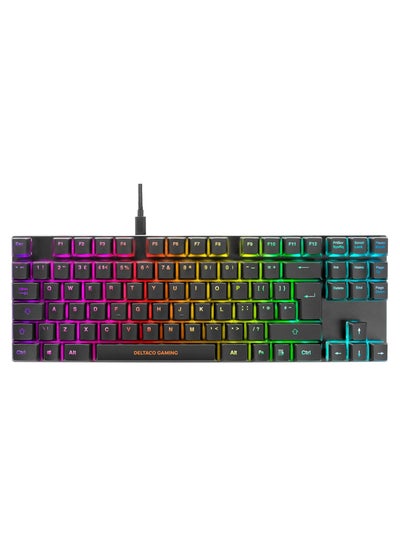 اشتري Deltaco DK420 Mechanical RGB Gaming Keyboard-GAM-111-UK في الامارات