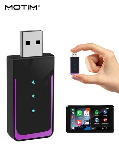 Wireless CarPlay Adapter — Converts Wired To Wireless, Auto-Connect, Low Latency For IPhone & Android